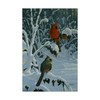 Trademark Fine Art Wilhelm Goebel 'Cardinals And Brambles' Canvas Art, 12x19 ALI33865-C1219GG